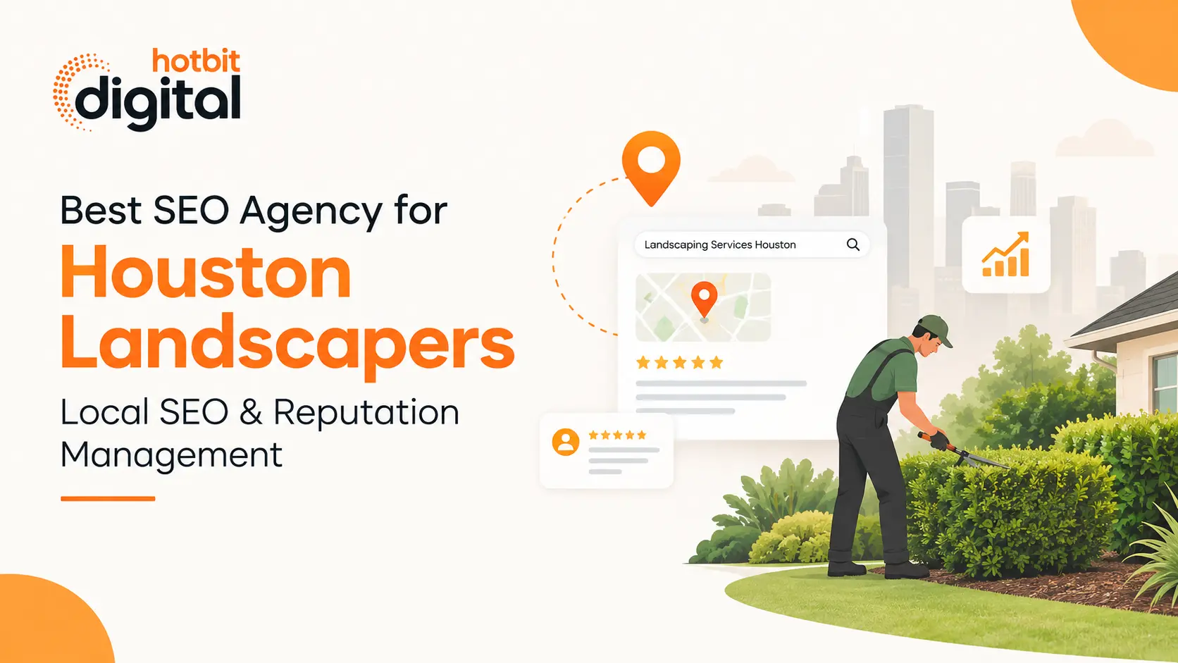 Houston Landscapers SEO Banner